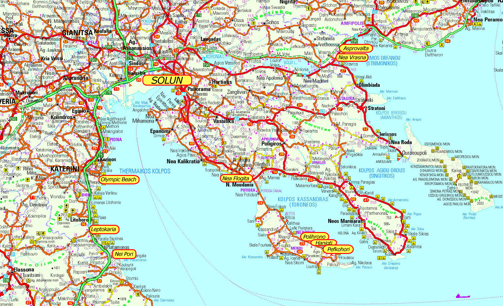mapa grcke auto karta Američke studije u Grčkoj | Lignjoslav's Blog mapa grcke auto karta